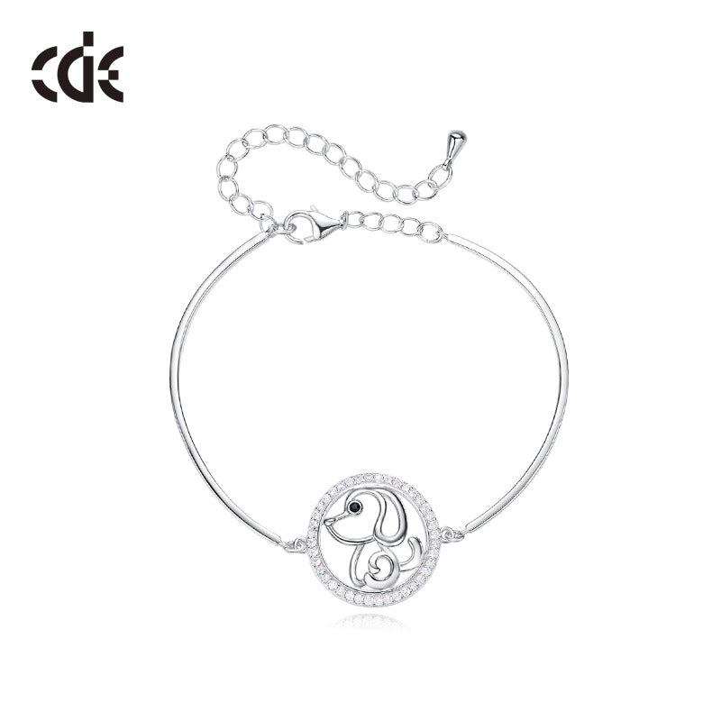 Sterling silver cute little dog bracelet - CDE Jewelry Egypt